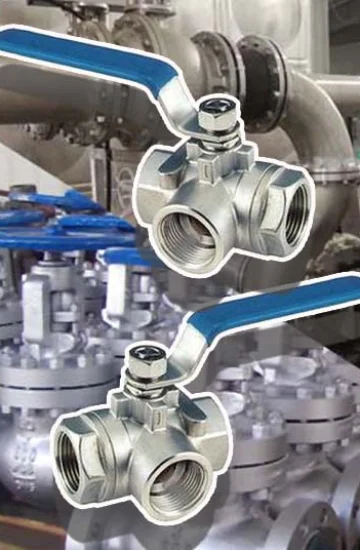 Higher Quality 3 Way Stainless Steel Ball Valve