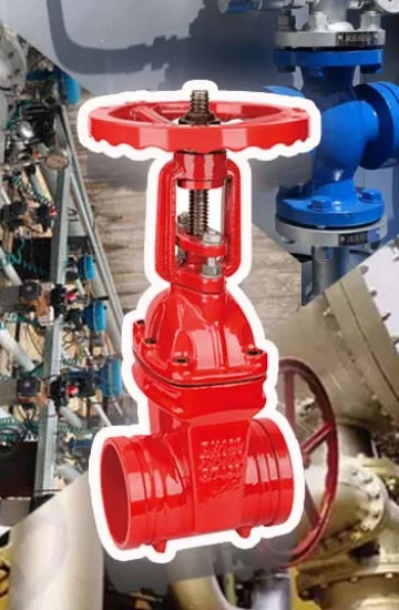 Higher Quality EN 1711 Ductile Iron Grooved Gate Valves