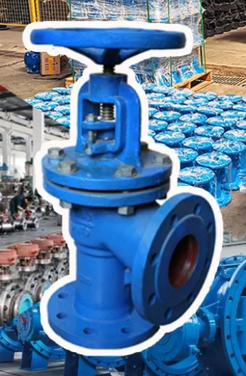 High Quality DIN Angle Globe Valve