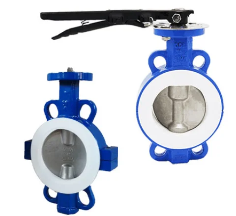 PTFE Seat Wafer Butterfly Valve