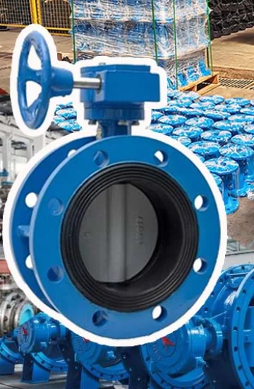Higher Quality API 609 Double Flanged Butterfly Valve