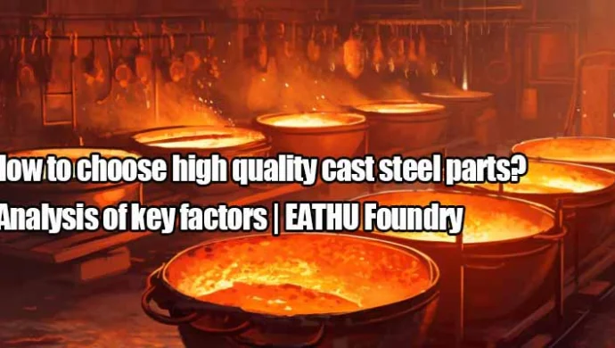 How to choose high quality cast steel parts? Analysis of key factors | EATHU Foundry